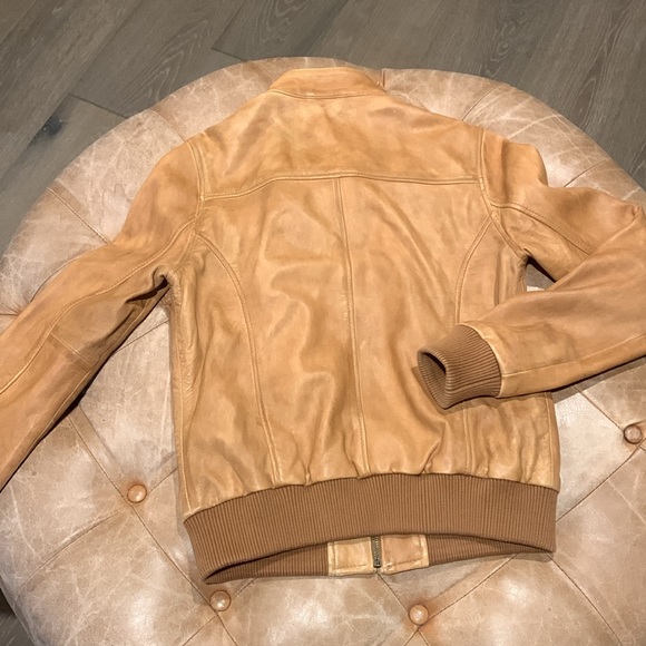 Lucky Brand Leather Jacket Size M - Picture 11 of 16